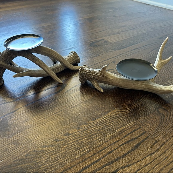 Faux Deer Antler Candle Holders - Picture 9 of 9